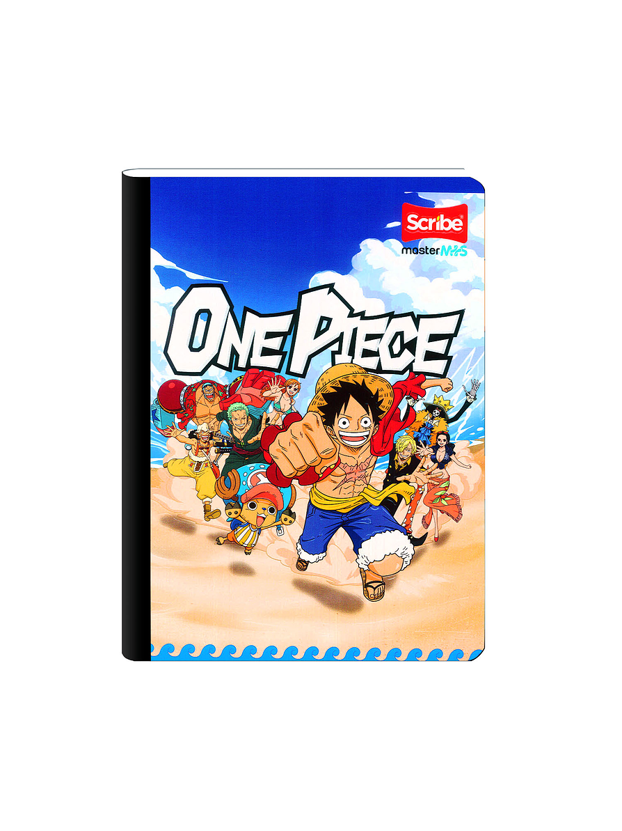 Cuaderno Cosido One Piece 100 Hojas Cuadros 5