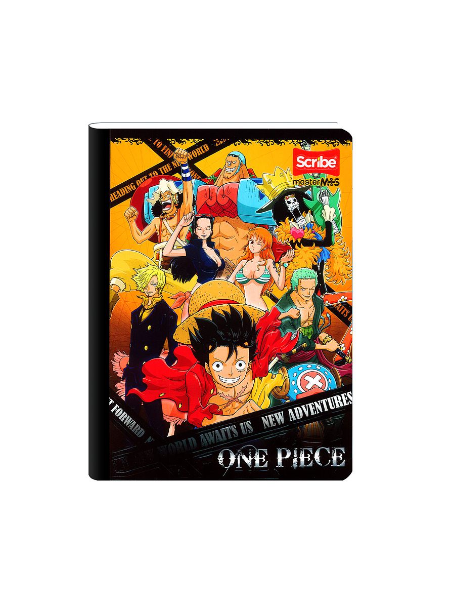 Cuaderno Cosido One Piece 100 Hojas Cuadros 6