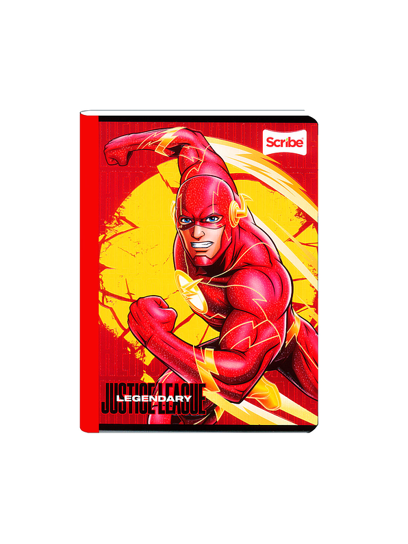 Cuaderno Cosido Liga Justicia 50 Hojas Cuadros  4