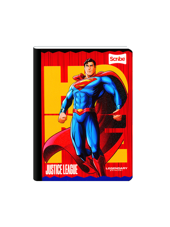 Cuaderno Cosido Liga Justicia 50 Hojas Cuadros  5