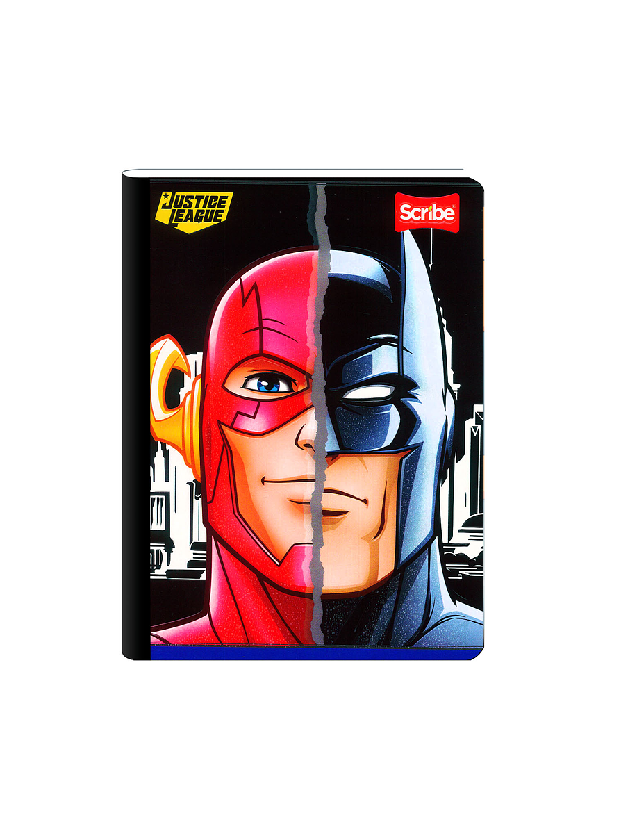 Cuaderno Cosido Liga Justicia 50 Hojas Cuadros  6