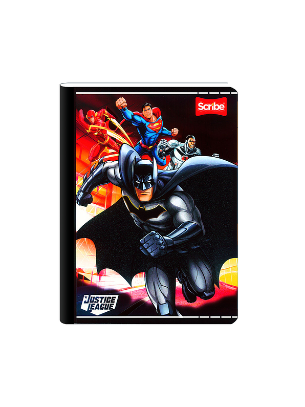 Cuaderno Cosido Liga Justicia 50 Hojas Cuadros  7