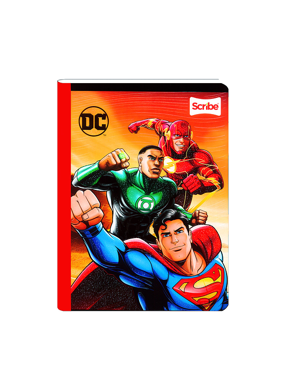 Cuaderno Cosido Liga Justicia 50 Hojas Cuadros  8