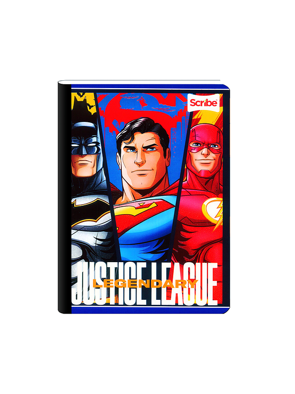 Cuaderno Cosido Liga Justicia 50 Hojas Cuadros  11