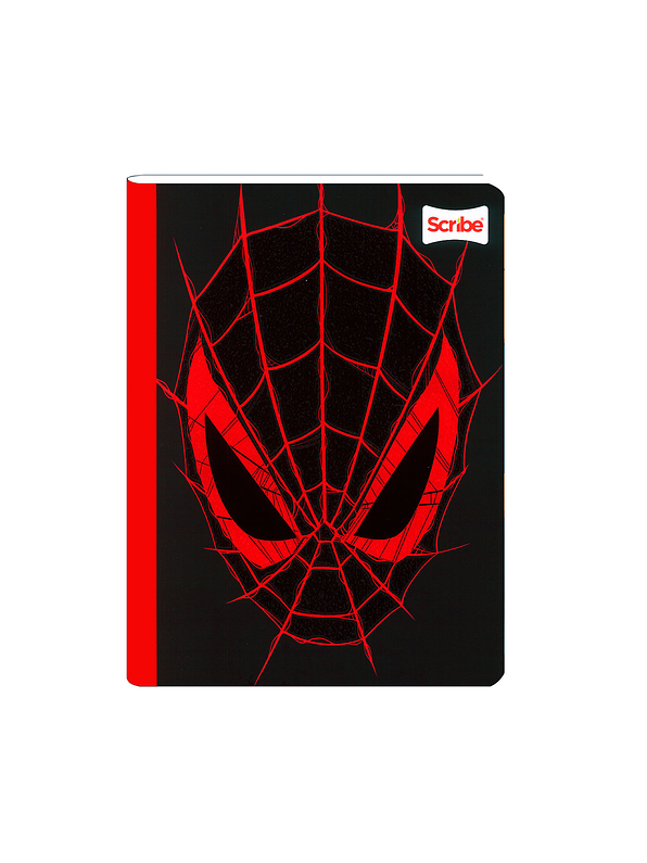 Cuaderno Cosido Pasta Dura Spiderman 2 90 Hojas Cuadros 1