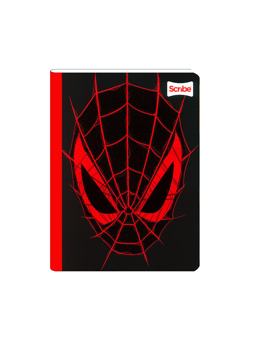 Cuaderno Cosido Pasta Dura Spiderman 2 90 Hojas Cuadros 1