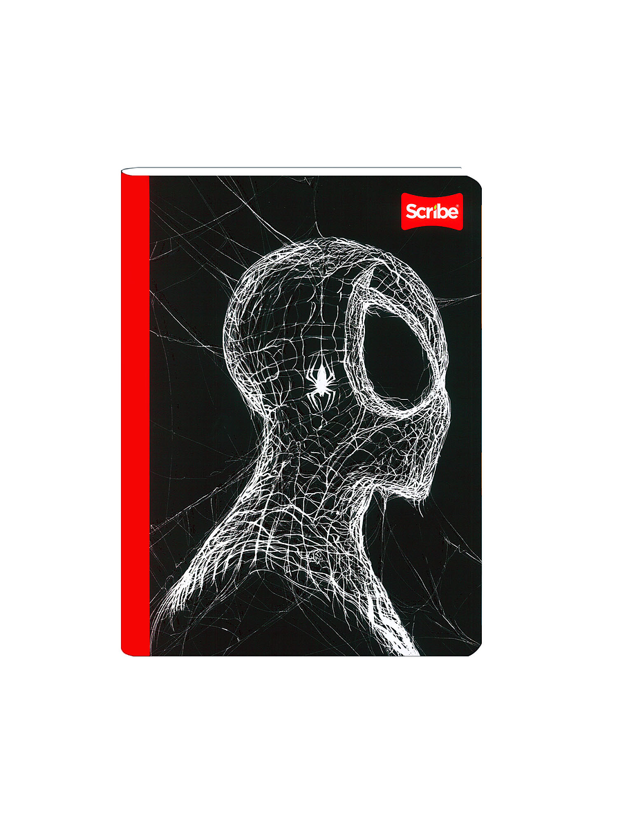 Cuaderno Cosido Pasta Dura Spiderman 2 90 Hojas Cuadros 4