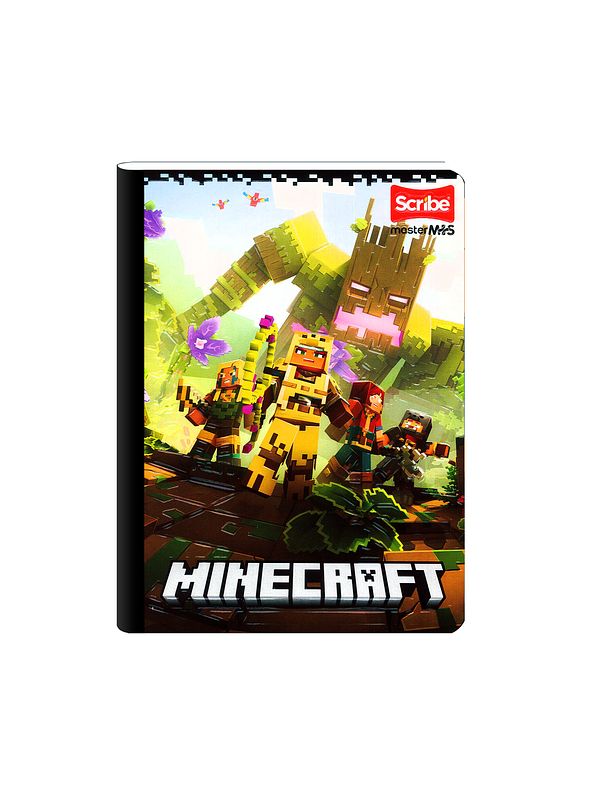 Cuaderno Cosido Minecraft 100 Hojas Cuadros  2