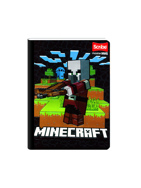 Cuaderno Cosido Minecraft 100 Hojas Cuadros  5