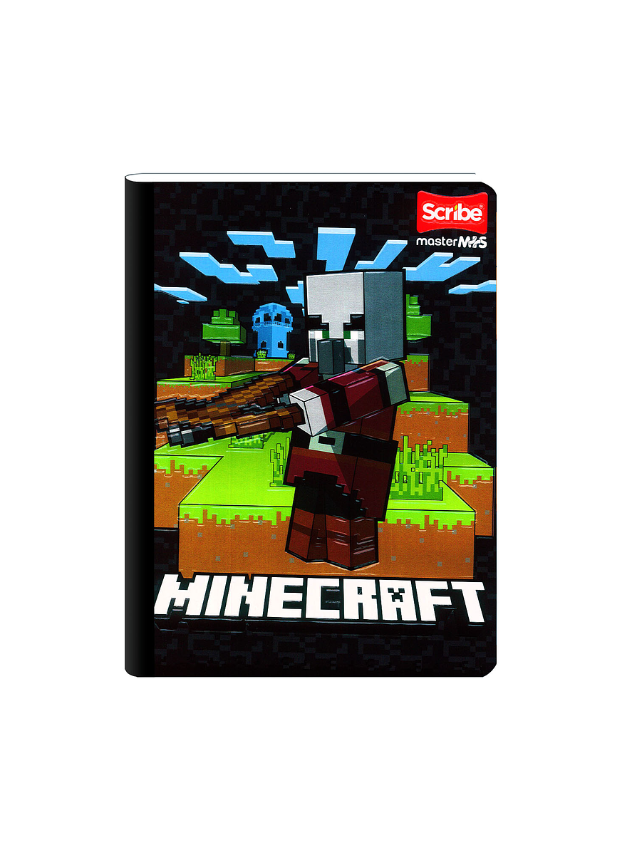 Cuaderno Cosido Minecraft 100 Hojas Cuadros  5