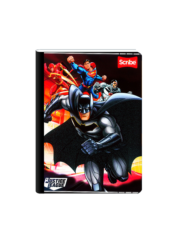 Cuaderno Cosido Liga Justicia 100 Hojas Cuadros  1