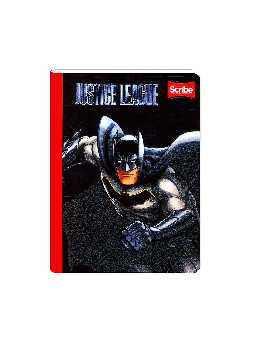 Cuaderno Cosido Liga Justicia 100 Hojas Cuadros  4