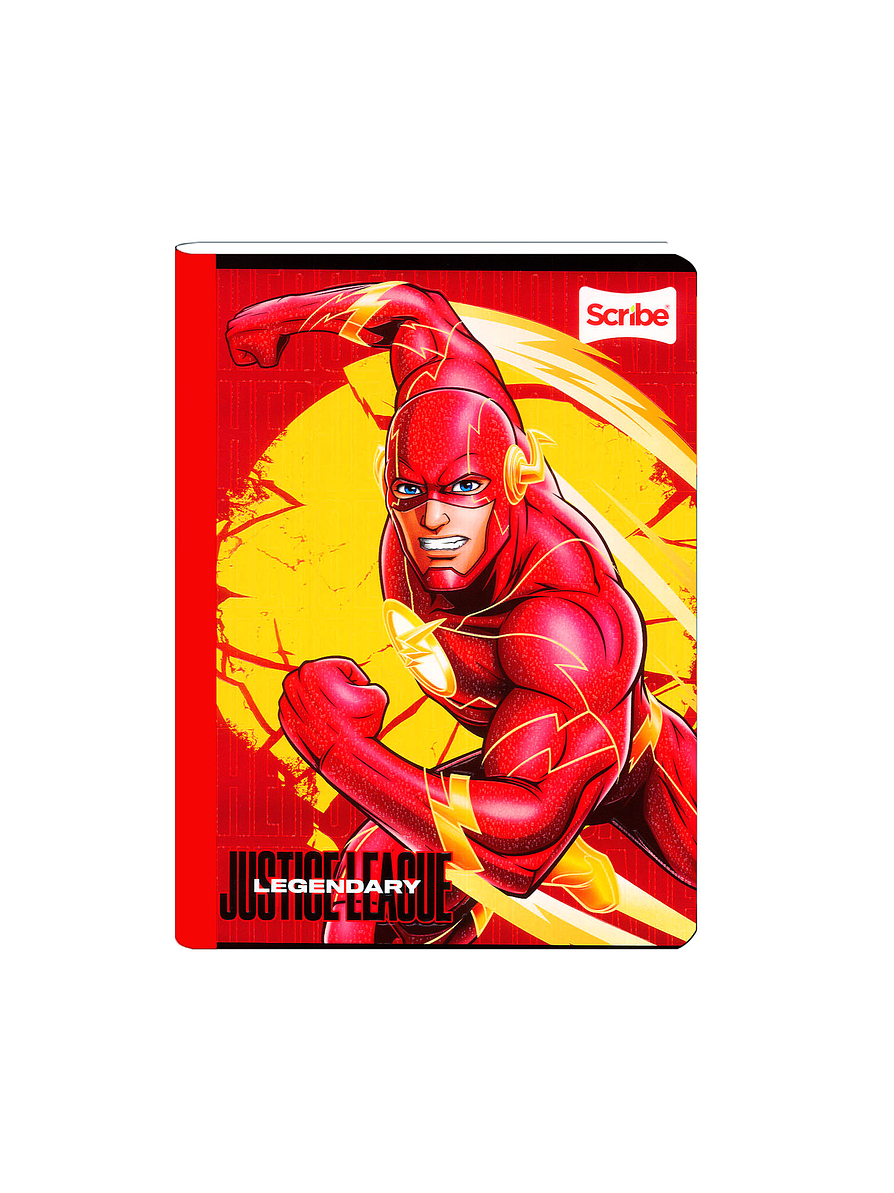 Cuaderno Cosido Liga Justicia 100 Hojas Cuadros  5