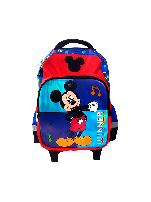 Morral Primavera Premium con Ruedas Mickey Mouse Winner 1
