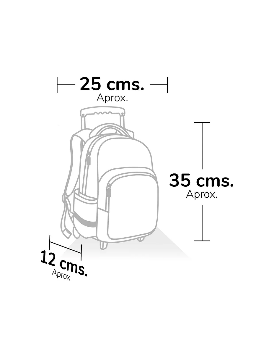 Morral Primavera Premium con Ruedas Mickey Mouse Winner 4