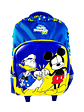 Morral Primavera Premium Con Ruedas Grande Pato Donald 90 y Mickey Mouse - Miniatura 1