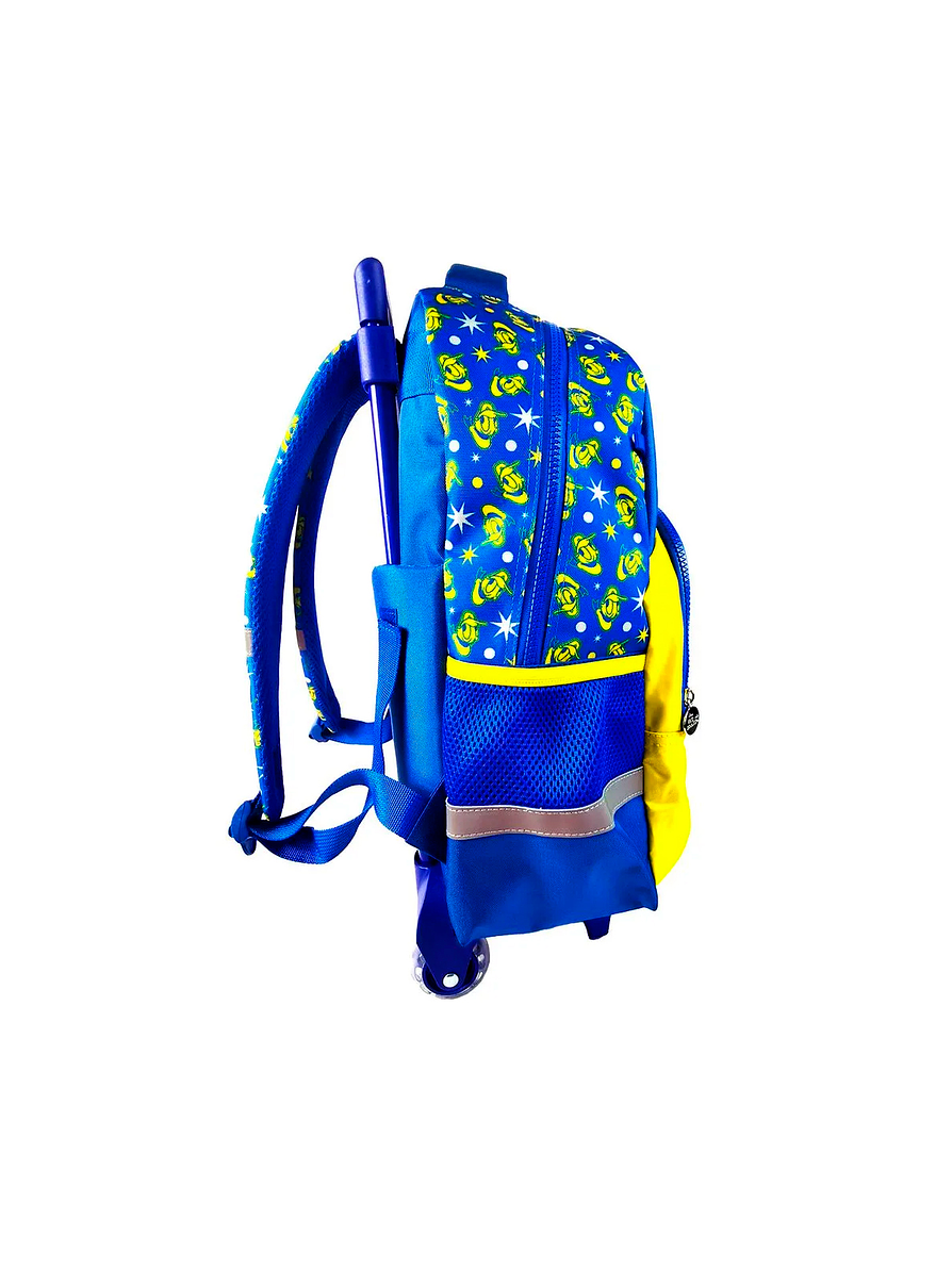Morral Primavera Premium Con Ruedas Grande Pato Donald 90 y Mickey Mouse 2