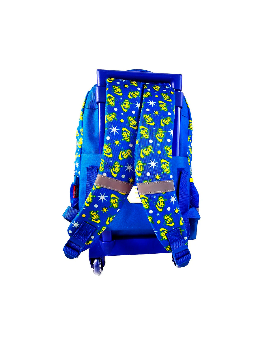 Morral Primavera Premium Con Ruedas Grande Pato Donald 90 y Mickey Mouse 3