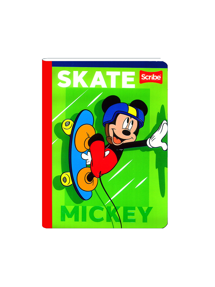 Cuaderno Cosido Mickey  100 Hojas Cuadros  5