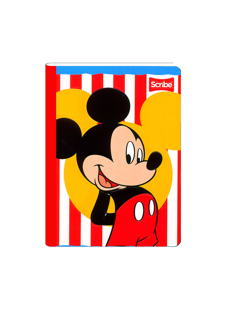 Cuaderno Cosido Mickey  100 Hojas Cuadros  9