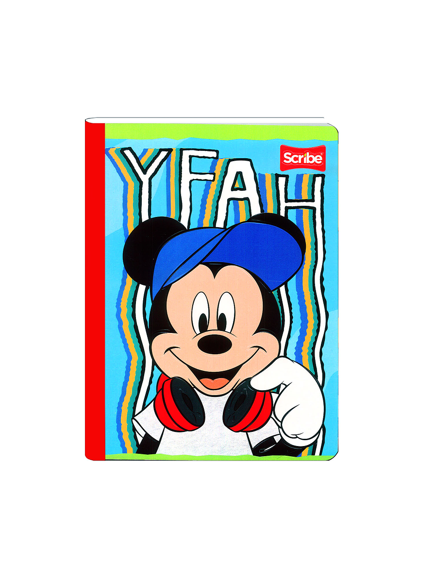 Cuaderno Cosido Mickey  100 Hojas Cuadros  11