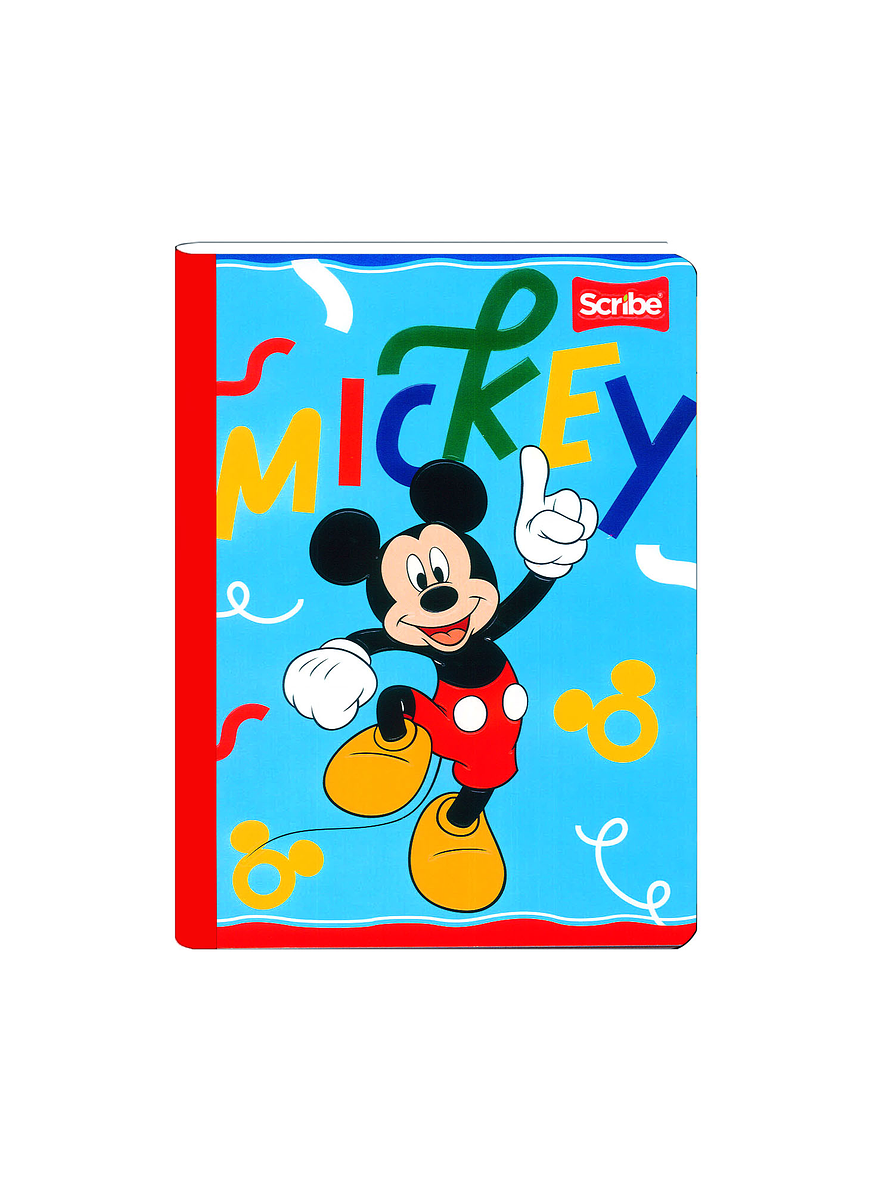 Cuaderno Cosido Mickey  100 Hojas Cuadros  13