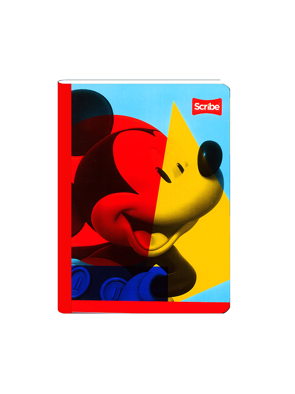 Cuaderno Cosido Mickey  100 Hojas Cuadros  14