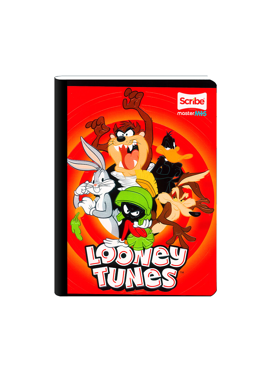 Cuaderno Cosido Master Mas Lonney Tunes 100 Hojas Cuadros 3