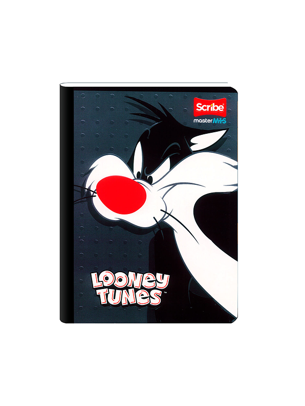 Cuaderno Cosido Master Mas Lonney Tunes 100 Hojas Cuadros 5