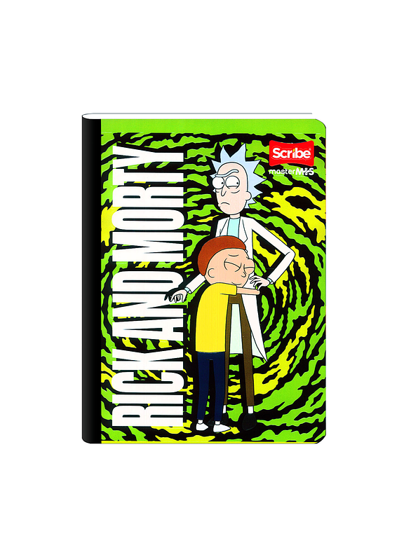 Cuaderno Cosido Rick And Morty 50 Hojas Cuadros  4