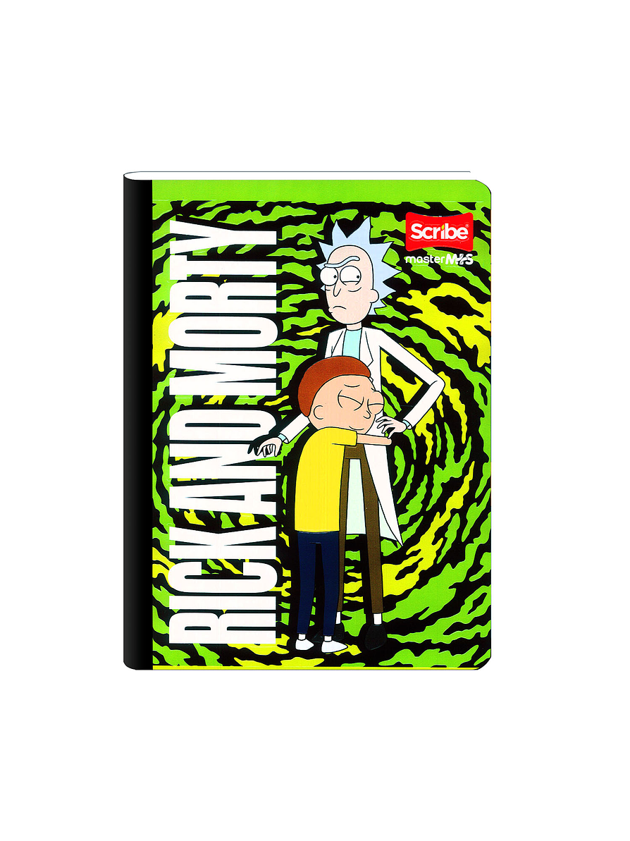 Cuaderno Cosido Rick And Morty 50 Hojas Cuadros  4