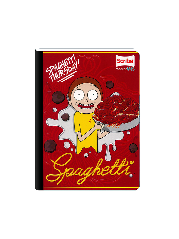 Cuaderno Cosido Rick And Morty 50 Hojas Cuadros  7