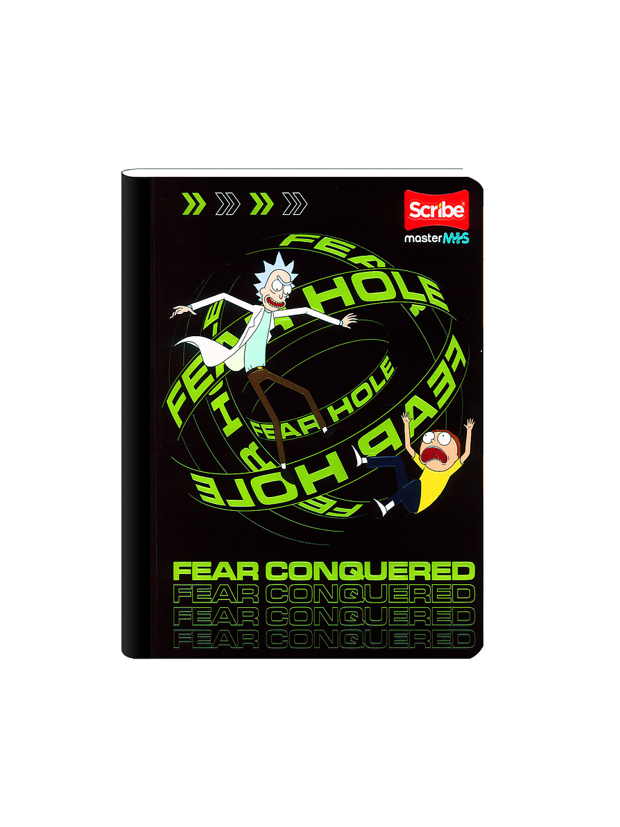 Cuaderno Cosido Rick And Morty 50 Hojas Cuadros  8