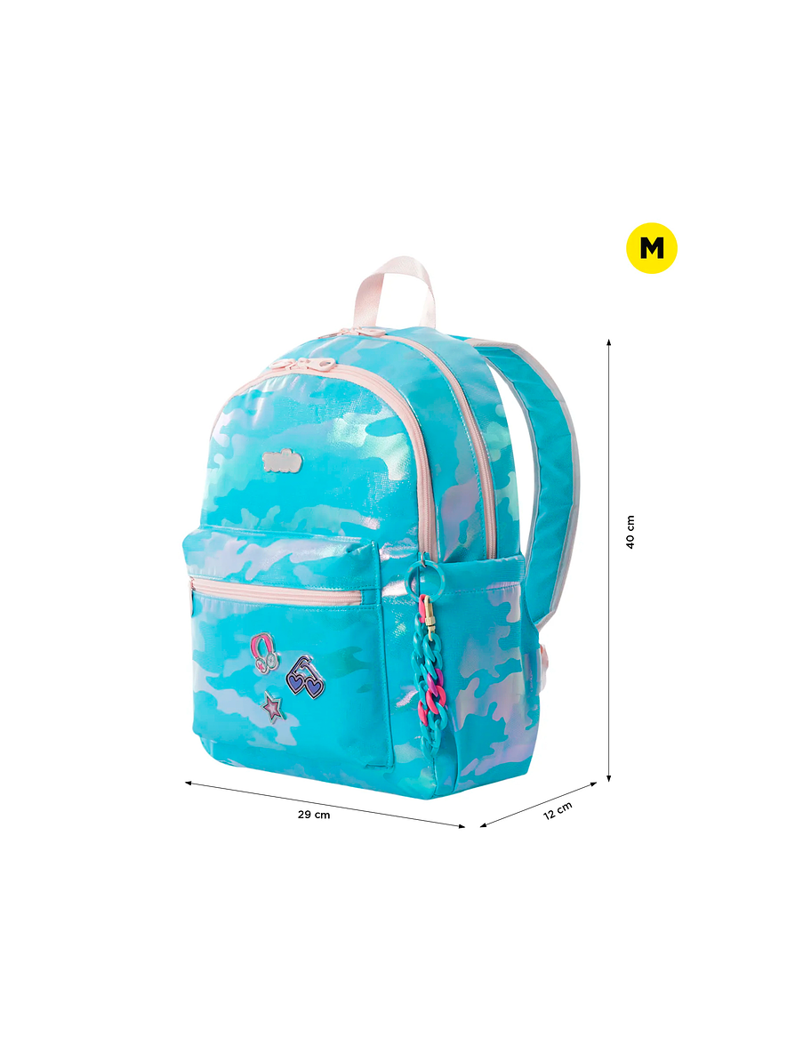 Morral Totto para Niña Majestic Mediano Azul 4