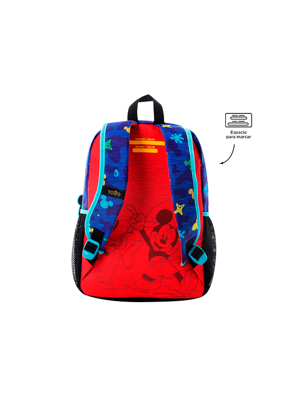 Morral Totto para Niño Mickey Mediano Azul 2