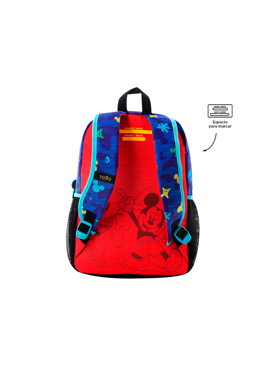 Morral Totto para Niño Mickey Mediano Azul 2