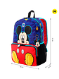 Morral Totto para Niño Mickey Mediano Azul - Miniatura 4