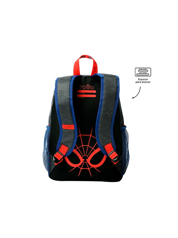 Morral Totto para Niño Spiderman Amazing Mediano Azul 2