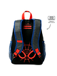 Morral Totto para Niño Spiderman Amazing Mediano Azul - Miniatura 2
