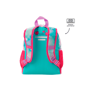 Morral Totto para Niña Sweety Heart Mediano Azul