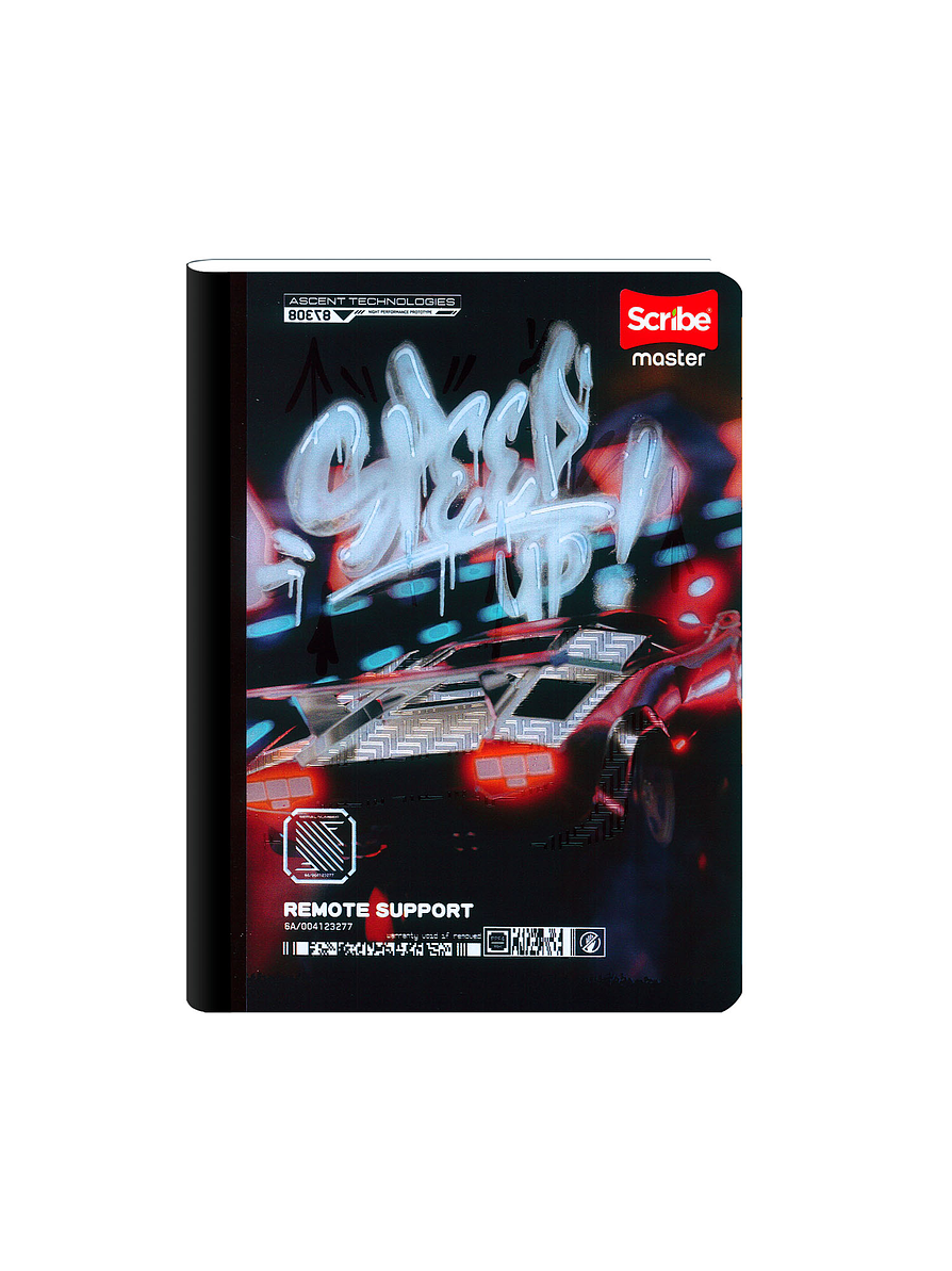 Cuaderno Cosido Scribe Master Masculino 50 Hojas Cuadros 1