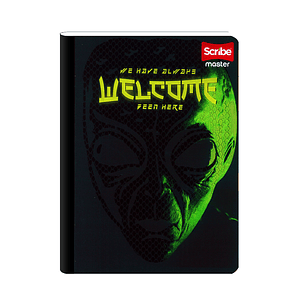 Cuaderno Cosido Scribe Master Masculino 50 Hojas Cuadros