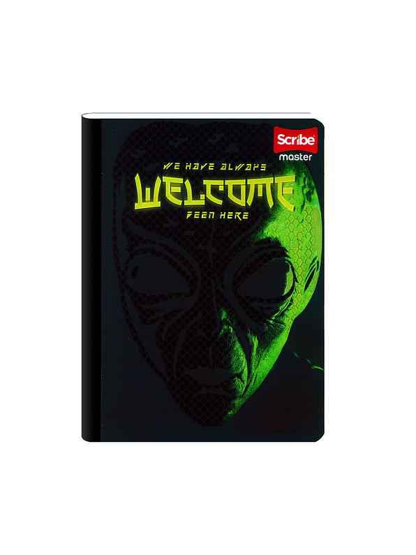 Cuaderno Cosido Scribe Master Masculino 50 Hojas Cuadros 2