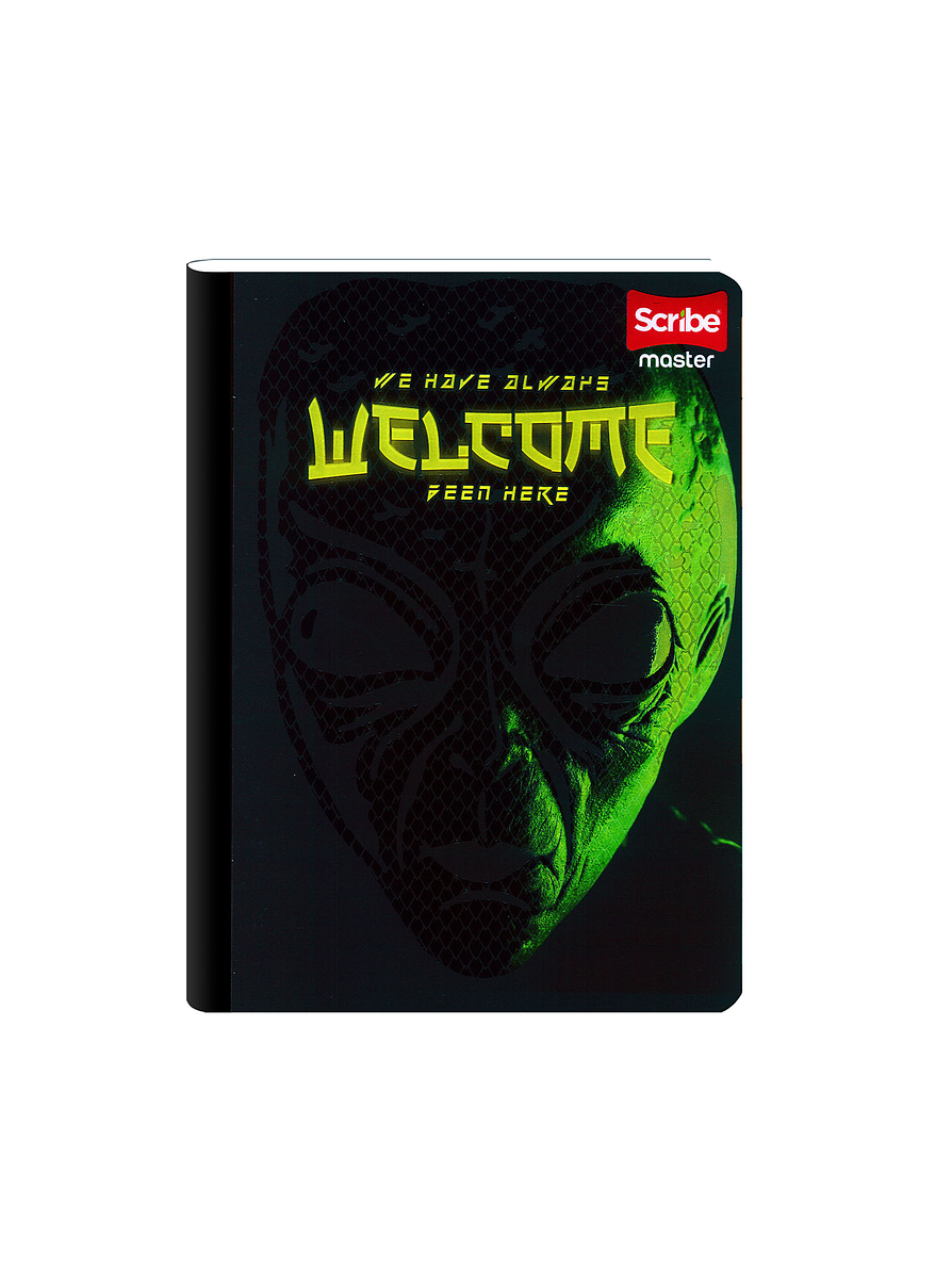 Cuaderno Cosido Scribe Master Masculino 50 Hojas Cuadros 2