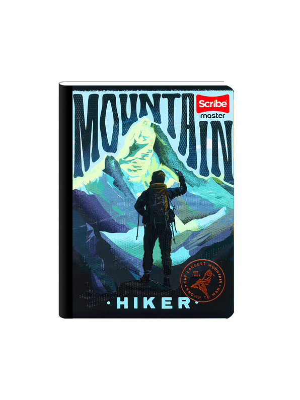 Cuaderno Cosido Scribe Master Masculino 50 Hojas Cuadros 3