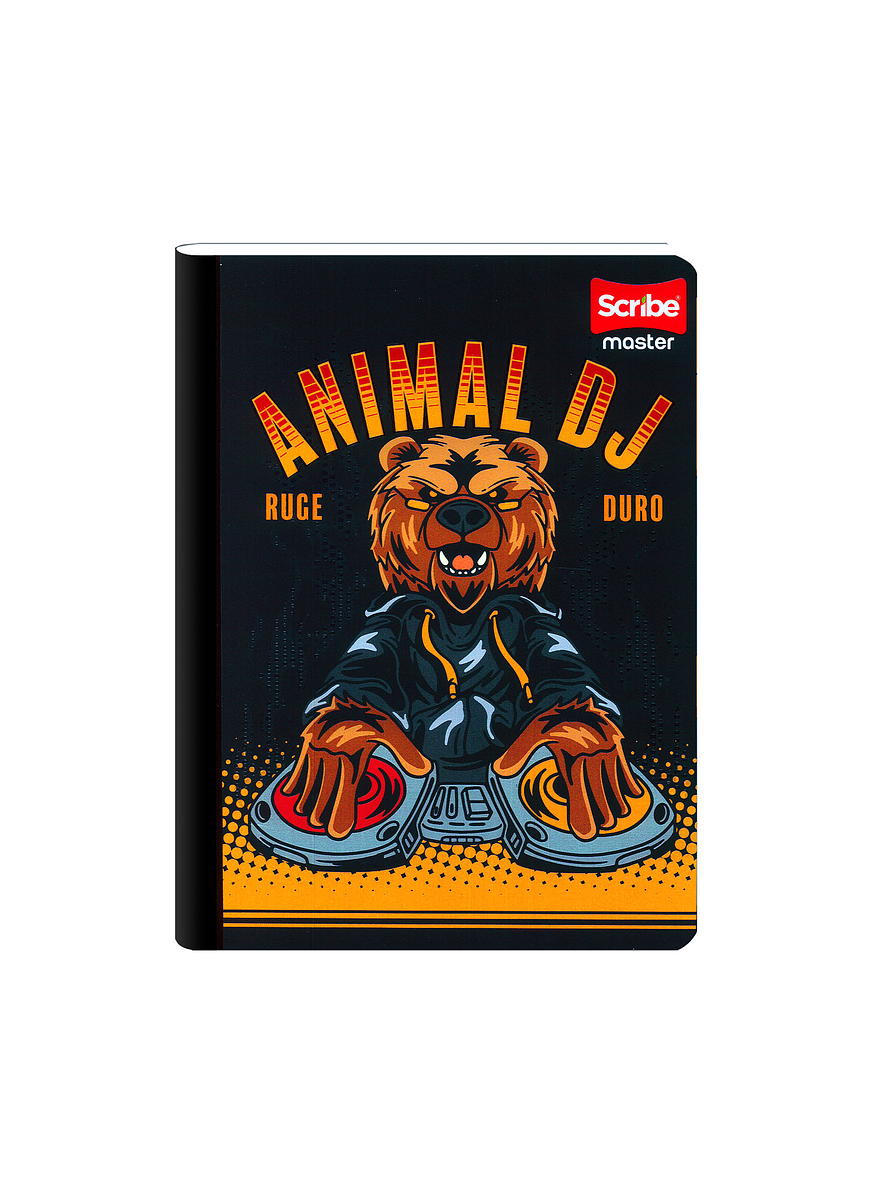 Cuaderno Cosido Scribe Master Masculino 50 Hojas Cuadros 7