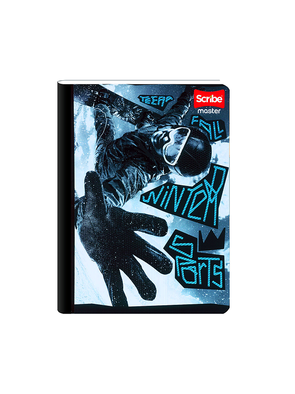 Cuaderno Cosido Scribe Master Masculino 50 Hojas Cuadros 11