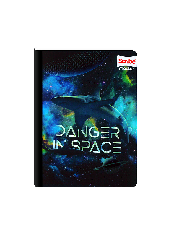 Cuaderno Cosido Scribe Master Masculino 50 Hojas Cuadros 12