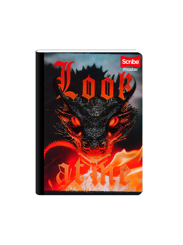 Cuaderno Cosido Scribe Master Masculino 50 Hojas Cuadros 16