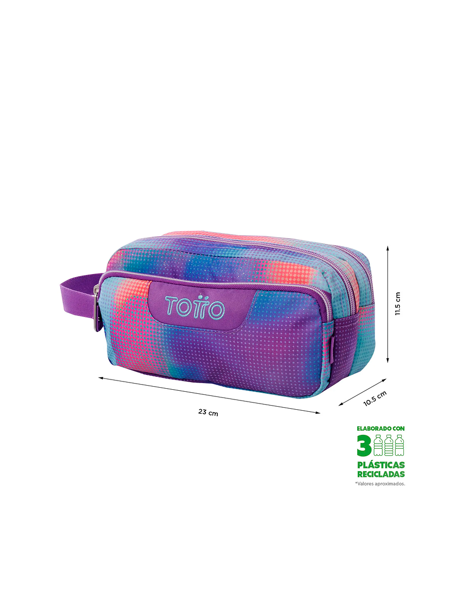 Cartuchera Totto Multiuso Agapec Glitter 4